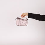 Rare Loewe Mother of Pearl Pink Mini Puzzle Bag - FashioNica
