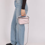 Rare Loewe Mother of Pearl Pink Mini Puzzle Bag - FashioNica