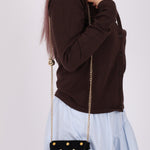 Rare Loewe Suede Coin Anagram Studded Waist Bag - FashioNica