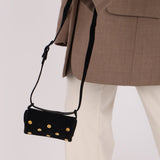 Rare Loewe Suede Coin Anagram Studded Waist Bag - FashioNica