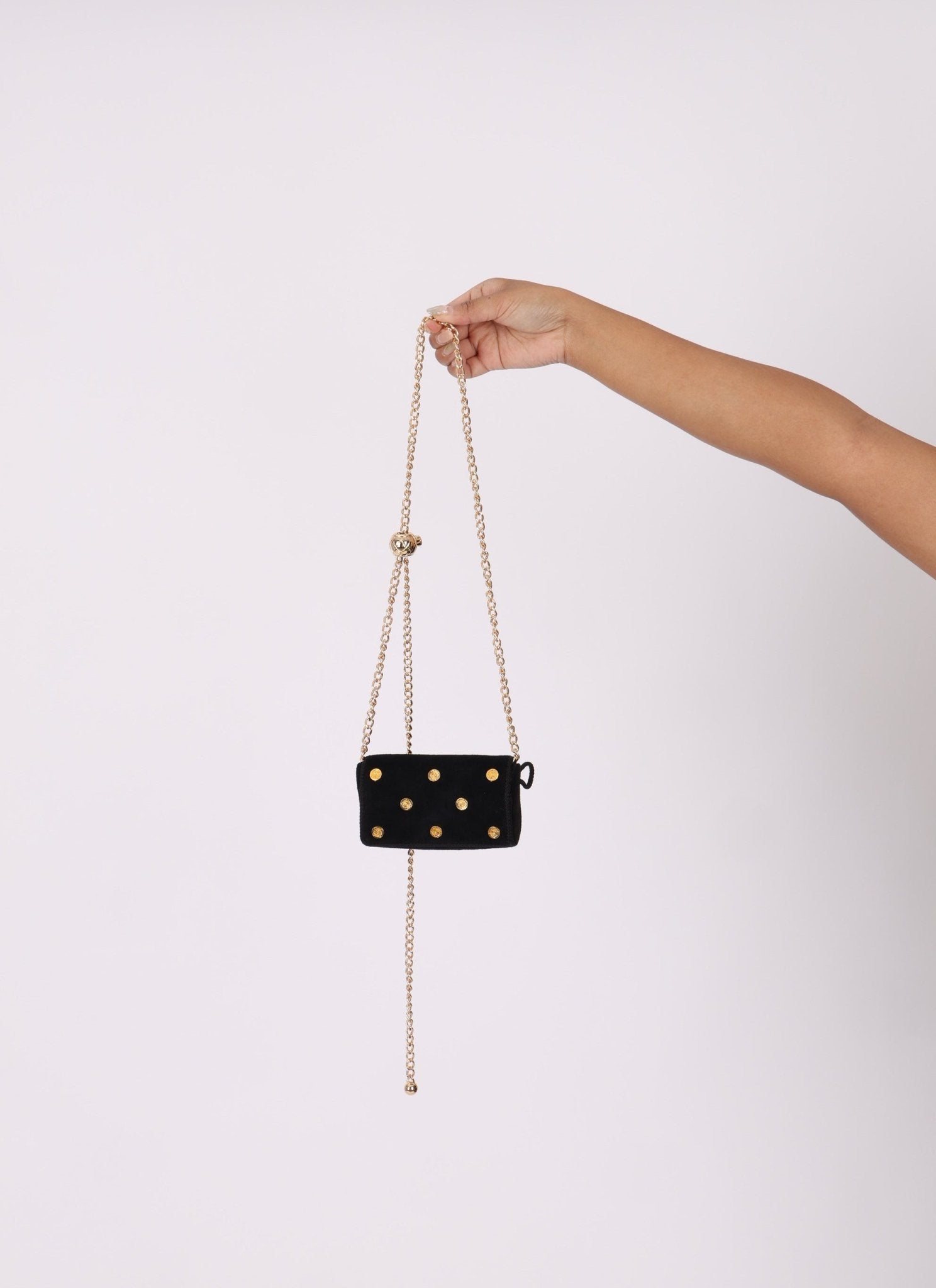 Rare Loewe Suede Coin Anagram Studded Waist Bag - FashioNica