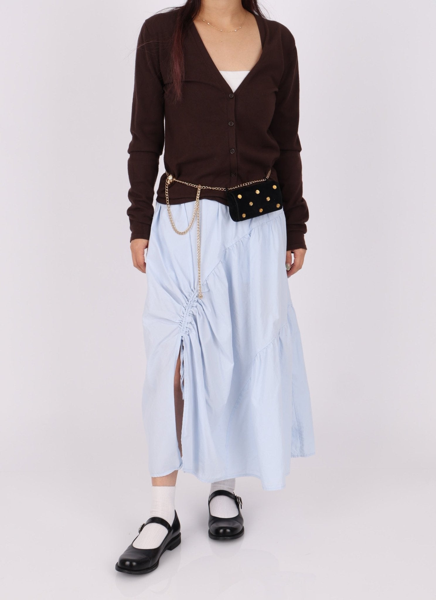 Rare Loewe Suede Coin Anagram Studded Waist Bag - FashioNica