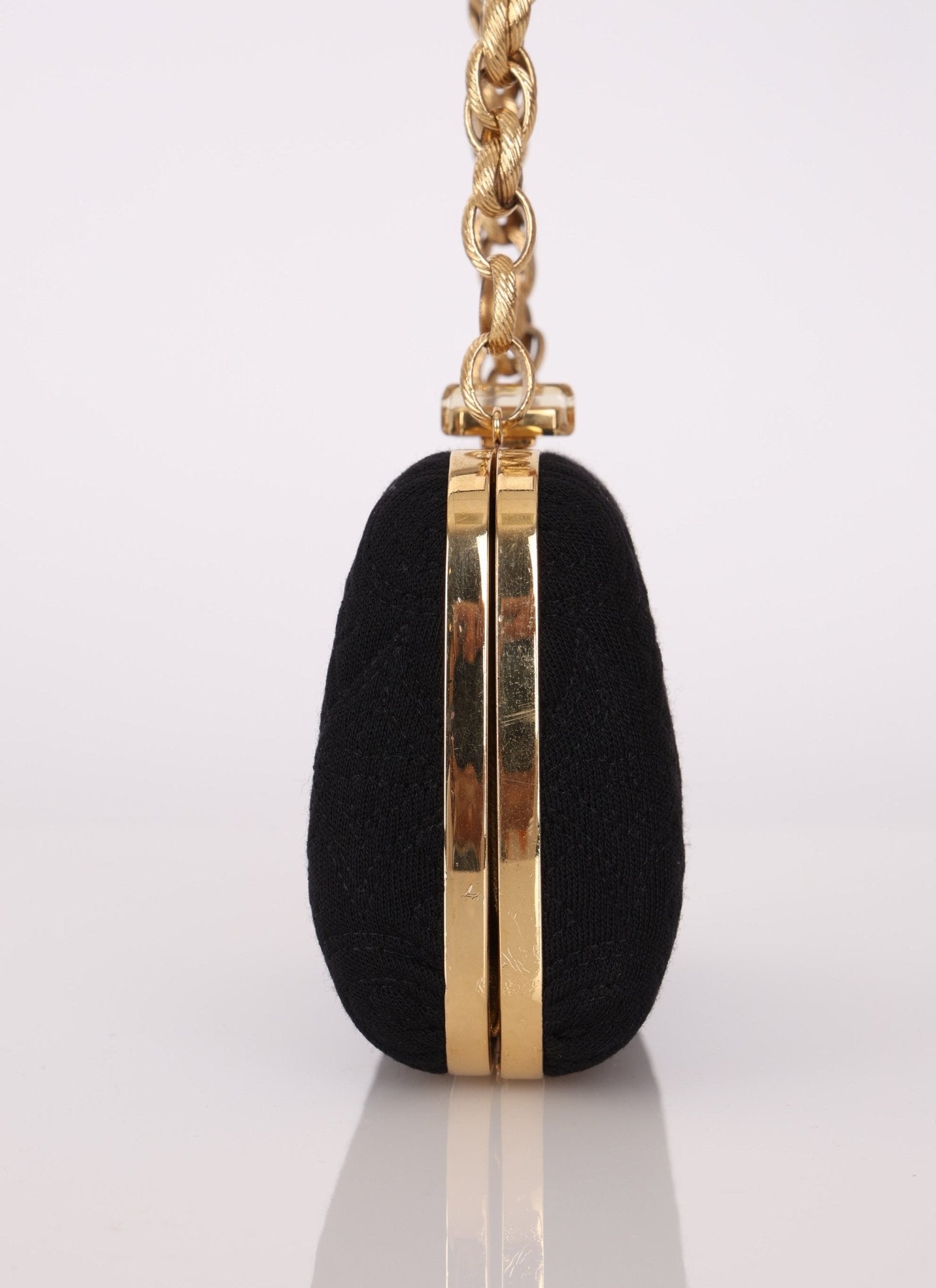 Rare Louis Vuitton 2009 Jersey Motard Minaudière Clutch on Chain - FashioNica