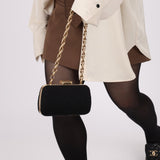 Rare Louis Vuitton 2009 Jersey Motard Minaudière Clutch on Chain - FashioNica