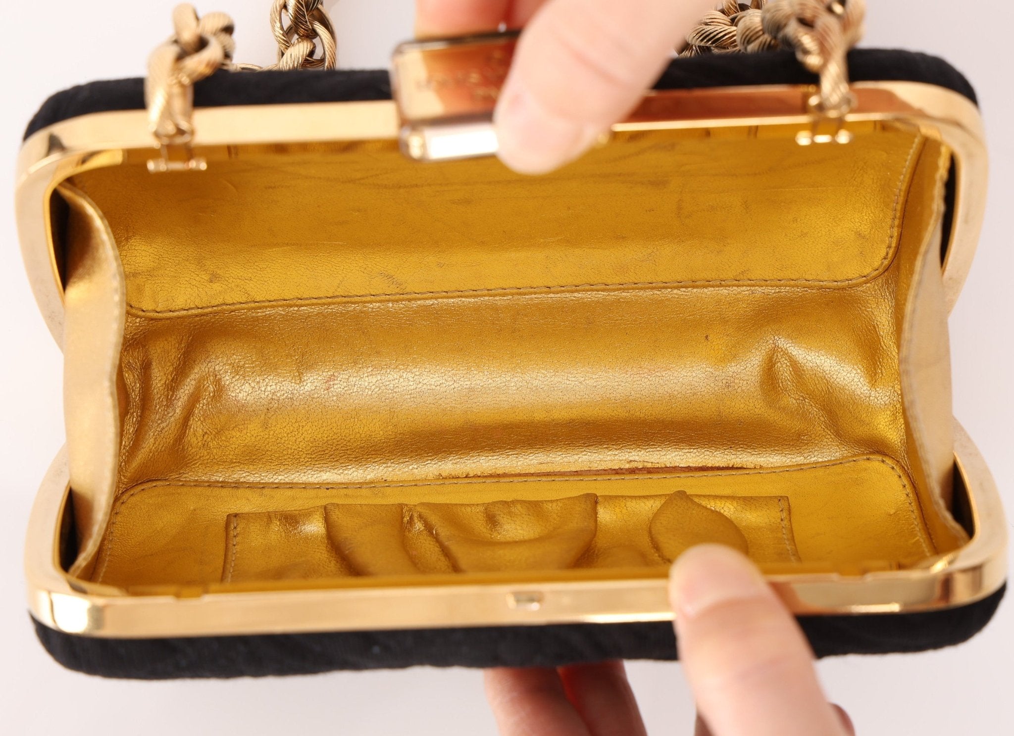 Rare Louis Vuitton 2009 Jersey Motard Minaudière Clutch on Chain - FashioNica