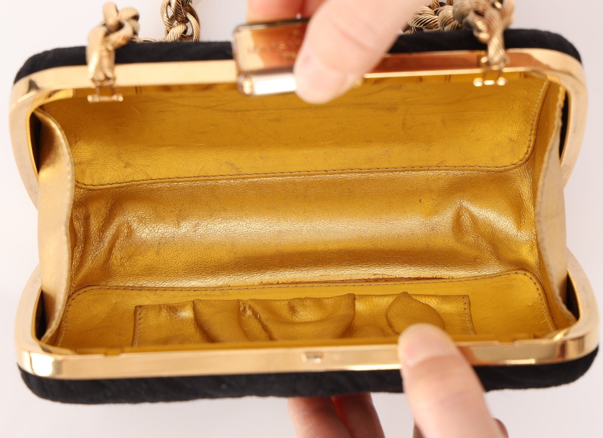 Rare Louis Vuitton 2009 Jersey Motard Minaudière Clutch on Chain - FashioNica