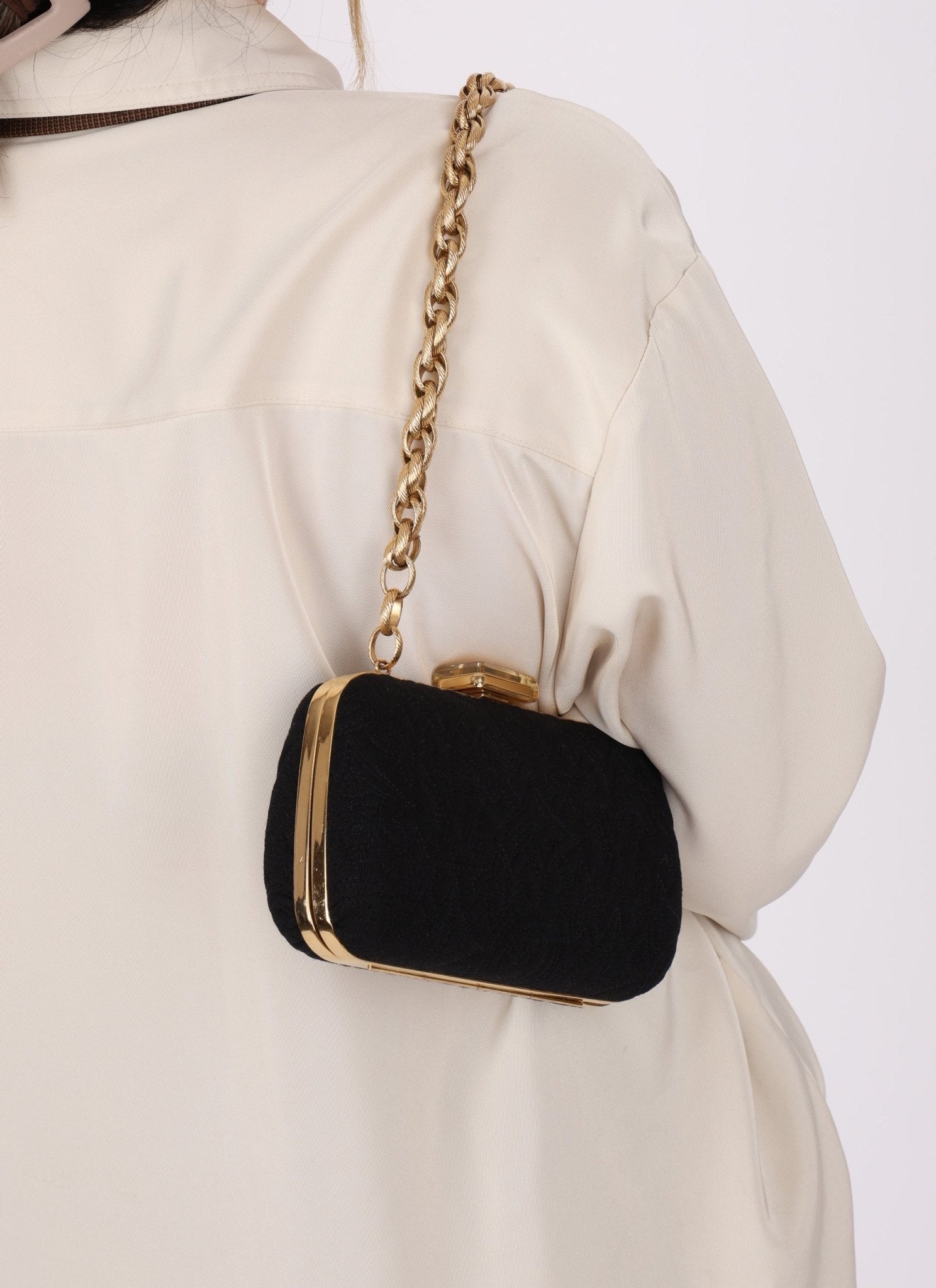 Rare Louis Vuitton 2009 Jersey Motard Minaudière Clutch on Chain - FashioNica