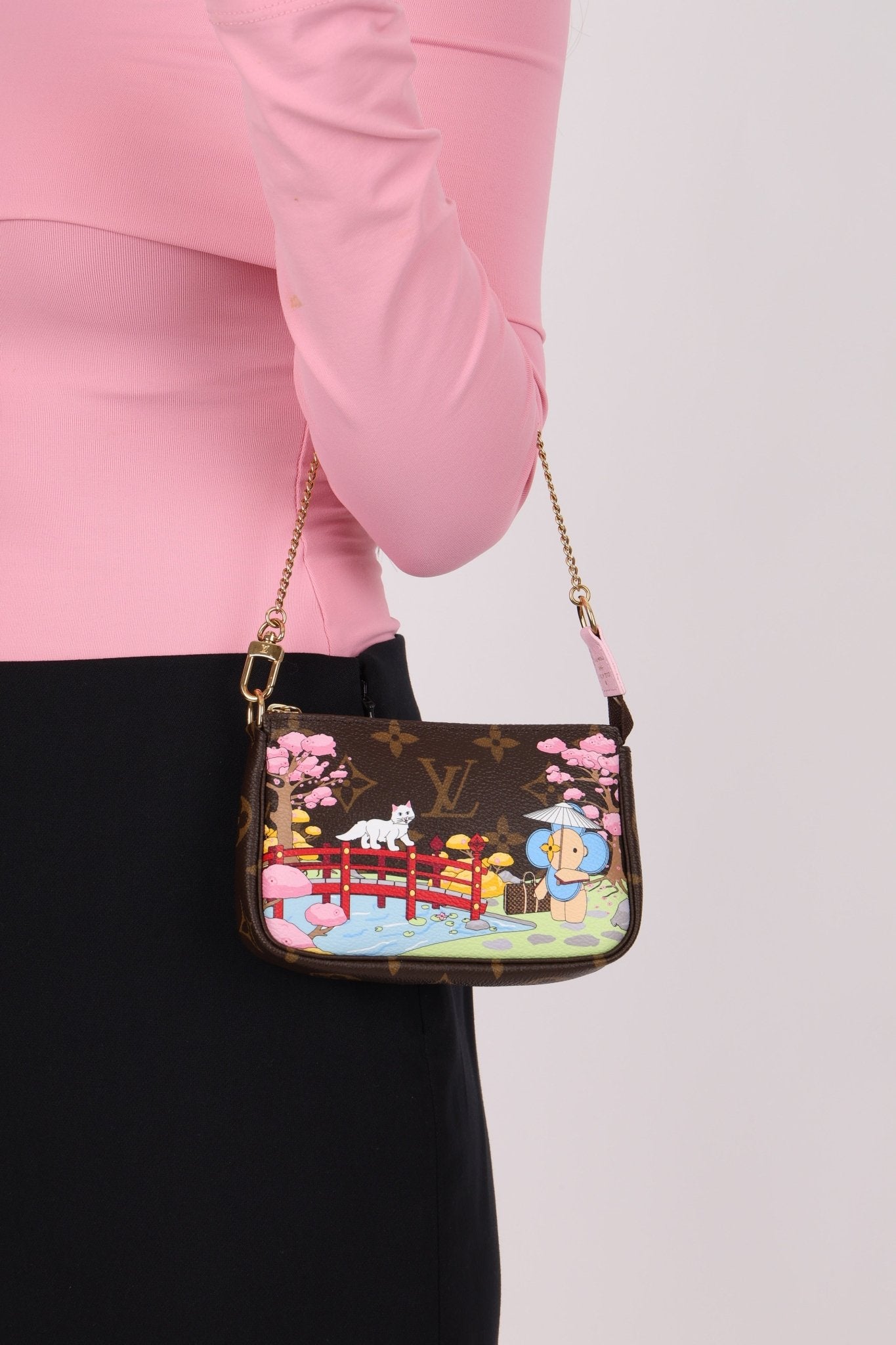 Rare Louis Vuitton 2021 Japanese Garden Mini Pochette - FashioNica