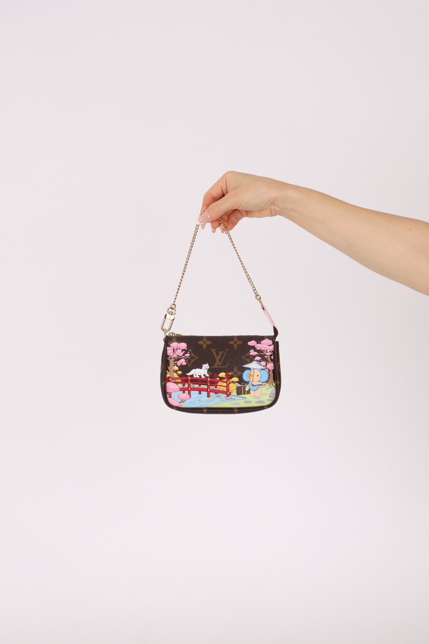 Rare Louis Vuitton 2021 Japanese Garden Mini Pochette - FashioNica