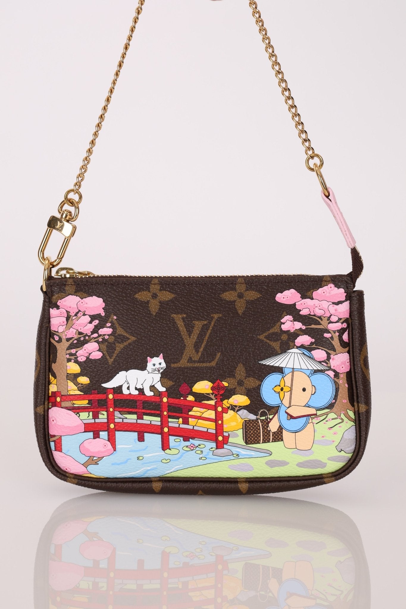 Rare Louis Vuitton 2021 Japanese Garden Mini Pochette - FashioNica