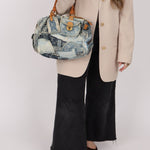 Rare Louis Vuitton Denim Patchwork Speedy 30 - FashioNica