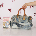 Rare Louis Vuitton Denim Patchwork Speedy 30 - FashioNica