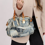 Rare Louis Vuitton Denim Patchwork Speedy 30 - FashioNica