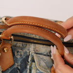 Rare Louis Vuitton Denim Patchwork Speedy 30 - FashioNica