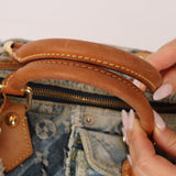 Rare Louis Vuitton Denim Patchwork Speedy 30 - FashioNica