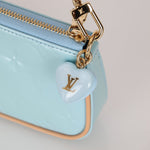 Rare Louis Vuitton Lollipop Blue Vernis Valentine Mini Pochette Accessoires - FashioNica