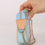 Rare Louis Vuitton Lollipop Blue Vernis Valentine Mini Pochette Accessoires - FashioNica