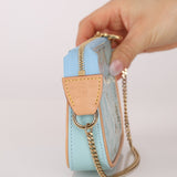 Rare Louis Vuitton Lollipop Blue Vernis Valentine Mini Pochette Accessoires - FashioNica