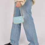 Rare Louis Vuitton Lollipop Blue Vernis Valentine Mini Pochette Accessoires - FashioNica