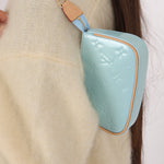 Rare Louis Vuitton Lollipop Blue Vernis Valentine Mini Pochette Accessoires - FashioNica