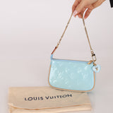 Rare Louis Vuitton Lollipop Blue Vernis Valentine Mini Pochette Accessoires - FashioNica