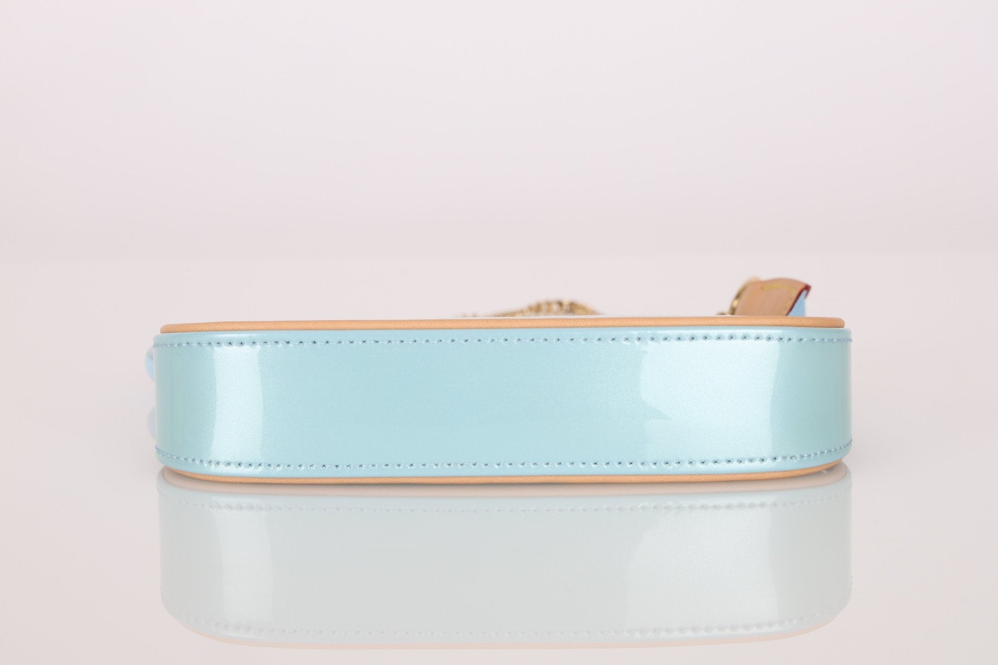 Rare Louis Vuitton Lollipop Blue Vernis Valentine Mini Pochette Accessoires - FashioNica