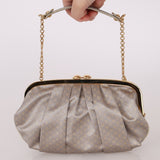 Rare Louis Vuitton Satin Aumoniere Clutch on Chain - FashioNica