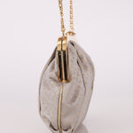 Rare Louis Vuitton Satin Aumoniere Clutch on Chain - FashioNica