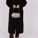 Rare Louis Vuitton Satin Aumoniere Clutch on Chain - FashioNica