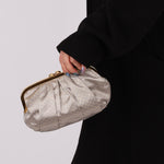 Rare Louis Vuitton Satin Aumoniere Clutch on Chain - FashioNica