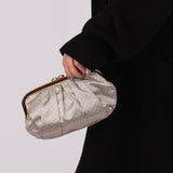 Rare Louis Vuitton Satin Aumoniere Clutch on Chain - FashioNica