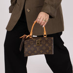 Rare Louis Vuitton x Frank Gehry Monogram Twisted Box with Strap - FashioNica