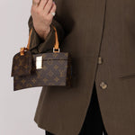 Rare Louis Vuitton x Frank Gehry Monogram Twisted Box with Strap - FashioNica