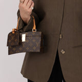 Rare Louis Vuitton x Frank Gehry Monogram Twisted Box with Strap - FashioNica