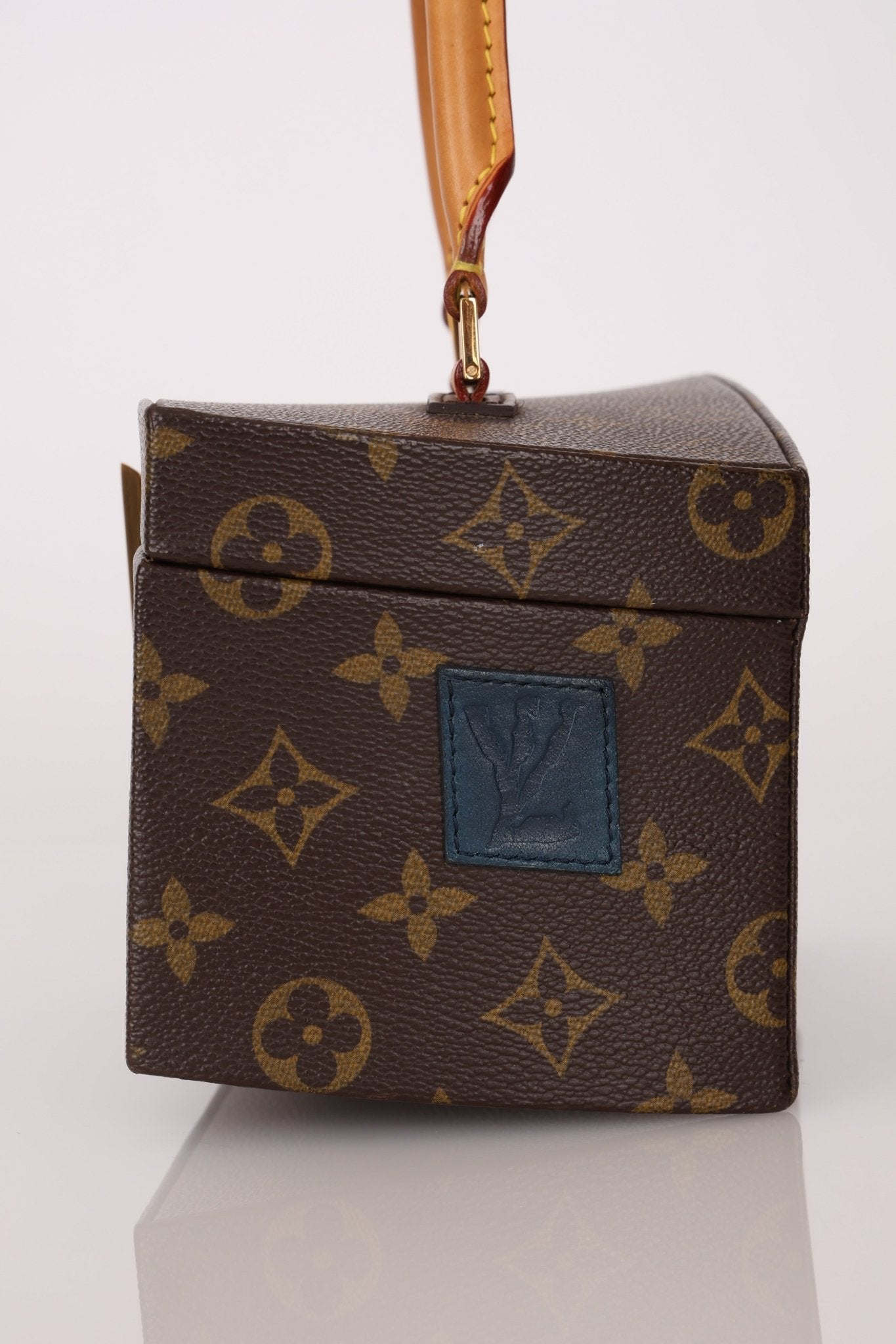 Rare Louis Vuitton x Frank Gehry Monogram Twisted Box with Strap - FashioNica