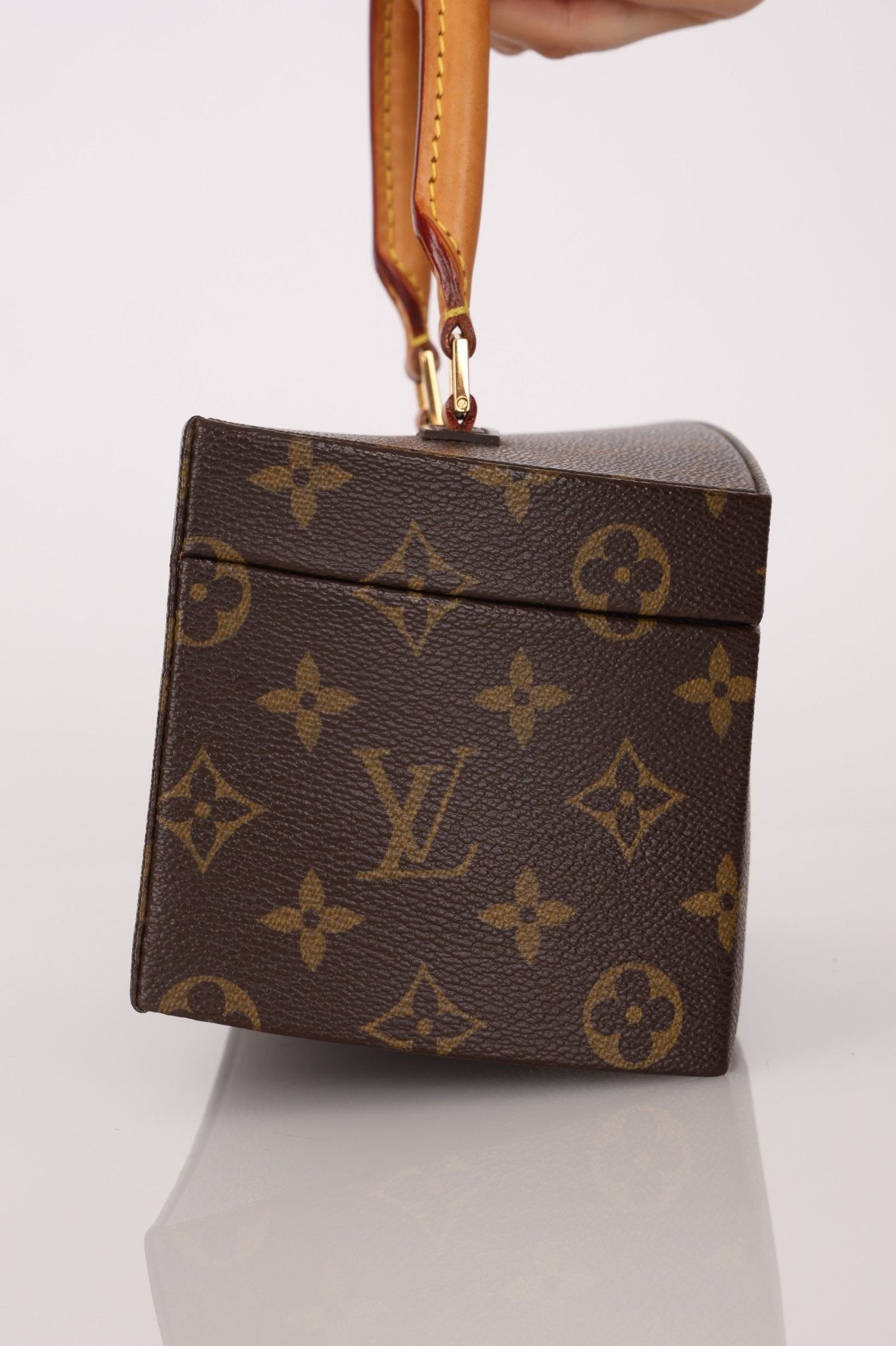 Rare Louis Vuitton x Frank Gehry Monogram Twisted Box with Strap - FashioNica
