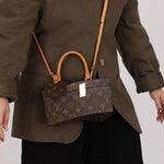 Rare Louis Vuitton x Frank Gehry Monogram Twisted Box with Strap - FashioNica