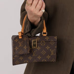 Rare Louis Vuitton x Frank Gehry Monogram Twisted Box with Strap - FashioNica