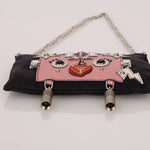 Rare Prada Nylon and Saffiano Robot Chain Mini Bag - FashioNica