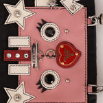 Rare Prada Nylon and Saffiano Robot Chain Mini Bag - FashioNica