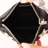 Rare Prada Nylon and Saffiano Robot Chain Mini Bag - FashioNica