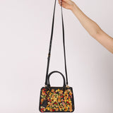 Rare Prada Saffiano Floral Applique Garden Mini Bag - FashioNica