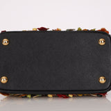 Rare Prada Saffiano Floral Applique Garden Mini Bag - FashioNica