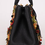 Rare Prada Saffiano Floral Applique Garden Mini Bag - FashioNica