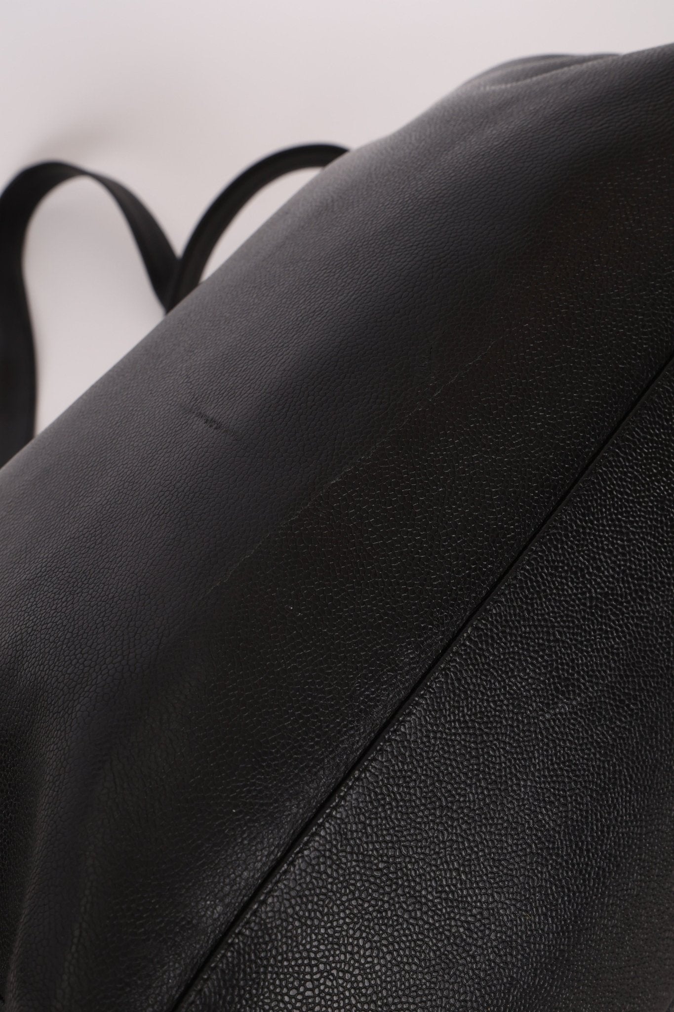 Rare Vintage Chanel Caviar Double - Sided Supermodel Tote - FashioNica