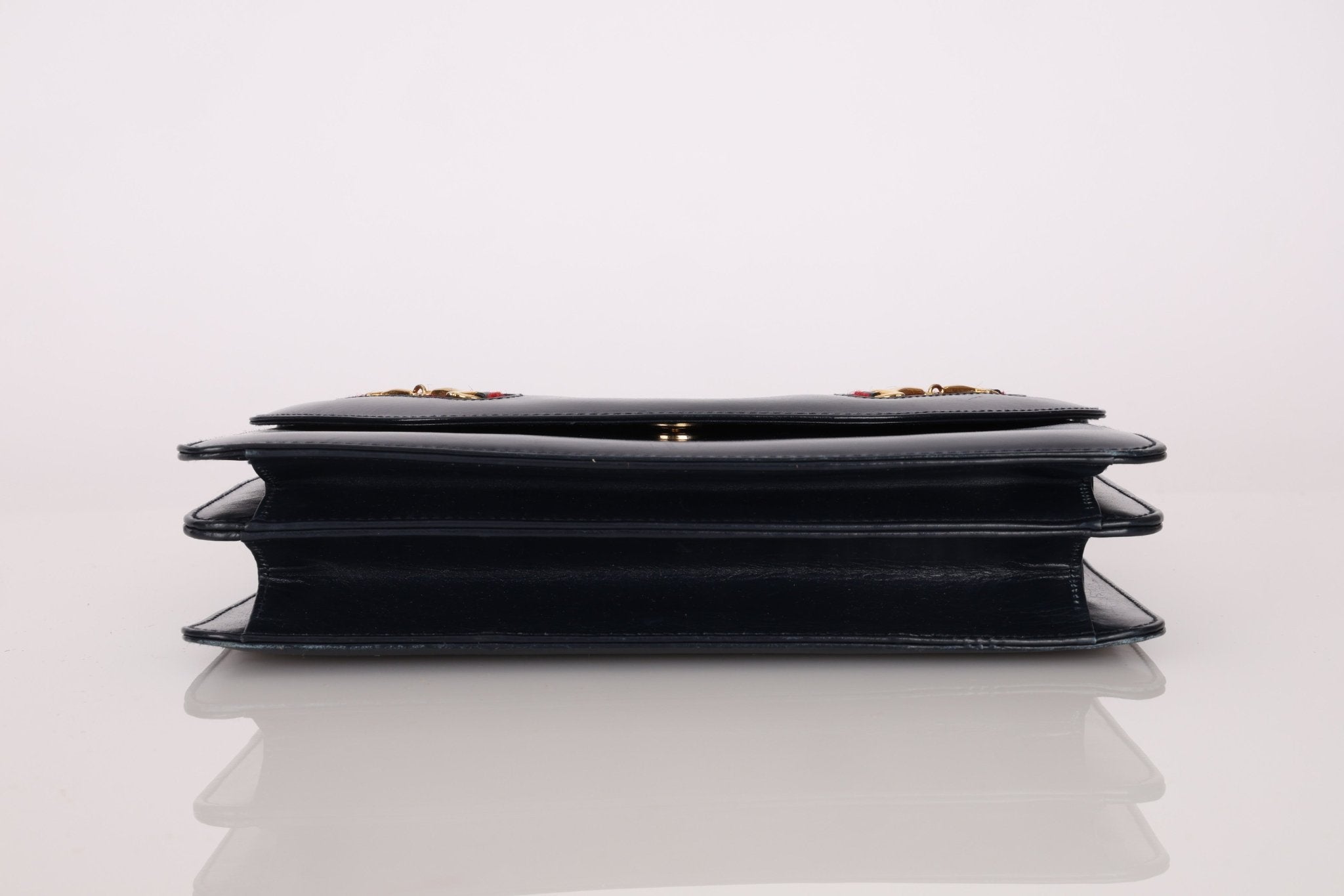 Rare Vintage Gucci Double Horsebit Shelley Flap Bag - FashioNica