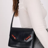 Rare Vintage Gucci Double Horsebit Shelley Flap Bag - FashioNica