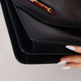 Rare Vintage Gucci Double Horsebit Shelley Flap Bag - FashioNica