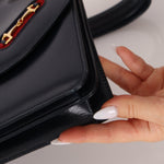 Rare Vintage Gucci Double Horsebit Shelley Flap Bag - FashioNica