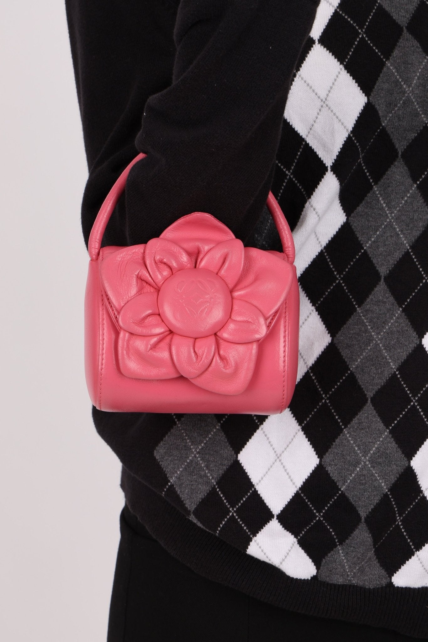 Rare Vintage Loewe Nappa Goya Flower Mini Bag - FashioNica